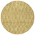 8' Gold Taupe And Beige Round Geometric Washable Indoor Outdoor Area Rug