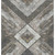 9' X 12' Brown And Gray Geometric Washable Indoor Outdoor Area Rug
