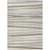 10' X 14' Ivory And Gray Striped Washable Indoor Outdoor Area Rug