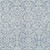 8' X 10' Denim Blue And Ivory Damask Washable Indoor Outdoor Area Rug