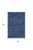 4' Runner Navy Blue Indoor Outdoor Runner Rug