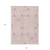 8' X 10' Pink Purple And Gray Oriental Washable Indoor Outdoor Area Rug