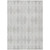 10' X 14' Gray Geometric Washable Non Skid Indoor Outdoor Area Rug Transitional Style - Gray Color