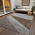 10' X 14' Gray Silver And Taupe Geometric Washable Indoor Outdoor Area Rug