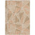 8' X 10' Terra Cotta Beige And Salmon Geometric Washable Indoor Outdoor Area Rug