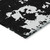10' X 14' Black And Ivory Abstract Washable Indoor Outdoor Area Rug Transitional Style - Black, Ivory Color