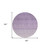 8' Purple And Lavender Round Ombre Washable Indoor Outdoor Area Rug