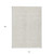 10' X 14' Ivory And Beige Floral Washable Indoor Outdoor Area Rug - Ivory, Beige