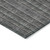 8' X 10' Gray And Silver Striped Washable Indoor Outdoor Area Rug - Gray, Silver