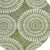 8' Green And Ivory Round Geometric Washable Indoor Outdoor Area Rug - 608219350048
