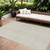 8' X 10' Beige And Ivory Geometric Washable Indoor Outdoor Area Rug Transitional Style - Beige, Ivory Color