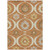 10' X 14' Orange Copper And Gray Medallion Washable Indoor Outdoor Area Rug