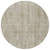 8' Beige And Ivory Round Striped Washable Indoor Outdoor Area Rug - Beige, Ivory