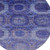 8' Purple And Beige Round Medallion Washable Indoor Outdoor Area Rug