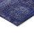 8' Purple And Beige Round Medallion Washable Indoor Outdoor Area Rug