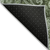 8' Olive Green Charcoal And Gray Round Floral Medallion Washable Indoor Outdoor Area Rug