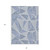 8' X 10' Navy Blue And Denim Blue Geometric Washable Indoor Outdoor Area Rug