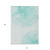 10' X 14' Aquamarine And Ivory Abstract Washable Indoor Outdoor Area Rug