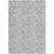 9' X 12' Silver Beige And Taupe Geometric Washable Indoor Outdoor Area Rug