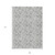 9' X 12' Silver Beige And Taupe Geometric Washable Indoor Outdoor Area Rug
