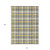 10' X 14' Gray Yellow And White Plaid Washable Indoor Outdoor Area Rug