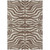9' X 12' Brown And Beige Animal Print Washable Indoor Outdoor Area Rug