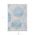 8' X 10' Ivory Blue And Taupe Polka Dot Washable Indoor Outdoor Area Rug