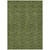 8' X 10' Olive Green And Fern Green Floral Washable Indoor Outdoor Area Rug