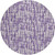 8' Purple And Lavender Round Abstract Washable Indoor Outdoor Area Rug - 608219298388