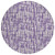 8' Purple And Lavender Round Abstract Washable Indoor Outdoor Area Rug - 608219298388