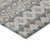 9' X 12' Taupe Beige And Gray Quatrefoil Washable Indoor Outdoor Area Rug