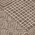 9' X 12' Brown And Ivory Geometric Washable Indoor Outdoor Area Rug Transitional Style - Brown, Ivory Color