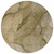 8' Brown Beige And Taupe Round Abstract Washable Indoor Outdoor Area Rug