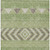 9' X 12' Green Taupe And Ivory Southwestern Washable Indoor Outdoor Area Rug