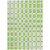9' X 12' Lime Green And Ivory Geometric Washable Indoor Outdoor Area Rug - 608219348335