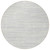 8' Silver And Ivory Round Abstract Washable Indoor Outdoor Area Rug