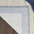 9' X 12' Blue and Gray Floral Non Skid Indoor Outdoor Area Rug