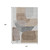 10' X 14' Brown And Gray Abstract Washable Indoor Outdoor Area Rug - 880016823615