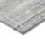 9' X 12' Silver Gray And Charcoal Abstract Washable Indoor Outdoor Area Rug
