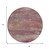 8' Merlot Beige And Blush Round Abstract Washable Indoor Outdoor Area Rug