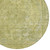 8' Fern Green And Sage Round Medallion Washable Indoor Outdoor Area Rug