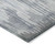 10' X 14' Gray And Ivory Striped Washable Indoor Outdoor Area Rug - Gray, Ivory