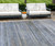 8' X 10' Denim Blue And Sky Blue Striped Washable Indoor Outdoor Area Rug - Denim Blue, Sky Blue