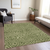 8' X 10' Olive Green And Light Green Abstract Washable Indoor Outdoor Area Rug