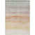 8' X 10' Coral Striped Washable Indoor Outdoor Area Rug