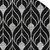 8' Black And Ivory Round Geometric Washable Indoor Outdoor Area Rug Transitional Style - Black, Ivory Color