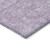8' X 10' Lavender Lilac And Ivory Floral Washable Indoor Outdoor Area Rug