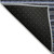 10' X 14' Denim Blue And Gray Striped Washable Indoor Outdoor Area Rug