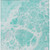 10' X 14' Aqua Teal Blue And Ivory Nautical Washable Indoor Outdoor Area Rug