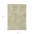 8' X 10' Beige Tan And Ivory Geometric Washable Indoor Outdoor Area Rug Transitional Style - Beige, Tan, Ivory Color